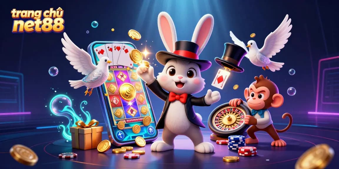 Experience the thrills of trang chủ net88 with a magical 3D casino scene featuring games and enchanting characters.