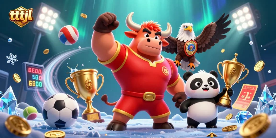 Experience the thrill of sports betting with tttjl, featuring vibrant characters and dynamic elements.