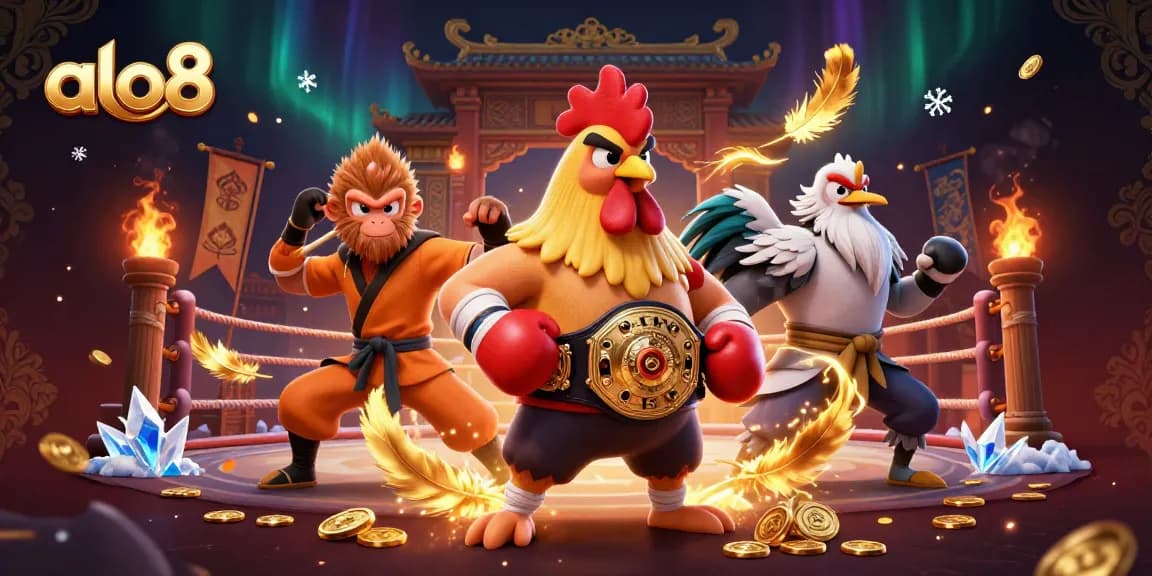 Engage in thrilling battles at alo8 with lively characters in an epic martial arts scene.
