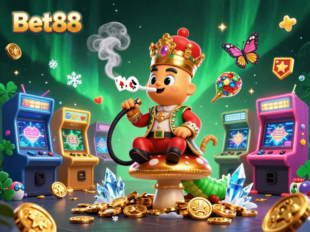 Experience Bet88's exciting games with vibrant 3D visuals and engaging characters in action.