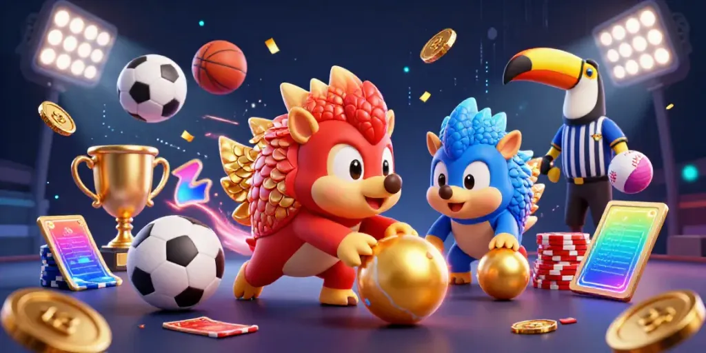 Experience vibrant gameplay with 88go featuring rival pangolins rolling golden balls amidst poker chips.