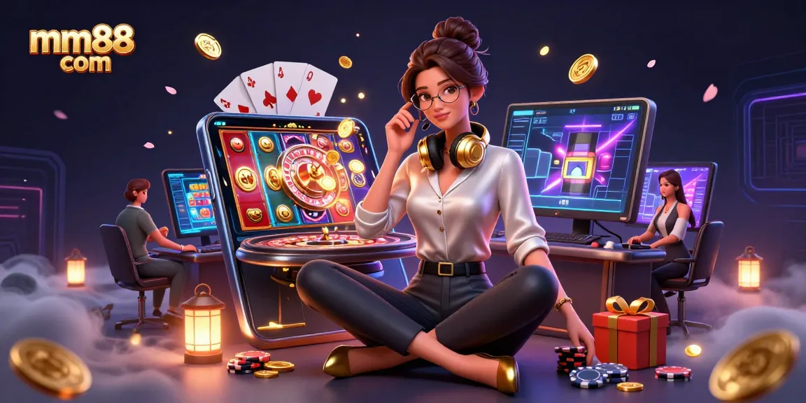 Experience thrilling gaming with mm88 com's stunning visuals and vibrant casino elements.