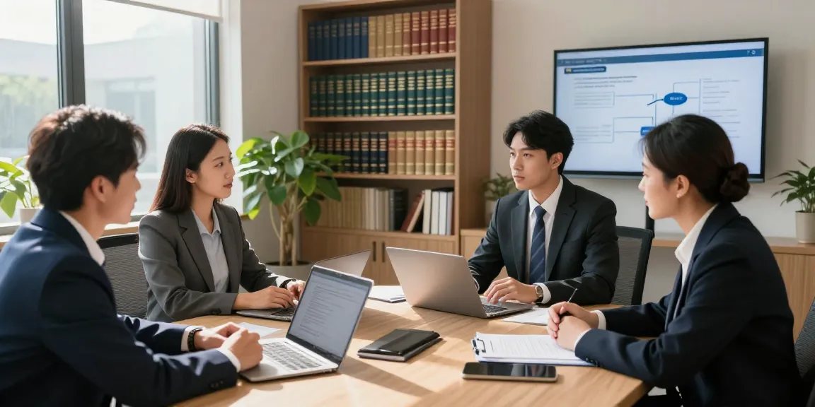 Legal consultation scene showcasing attorneys discussing strategies, click here! to explore our legal services.