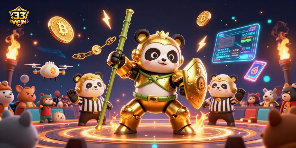 Engage with 33WIN's 3D casino illustration featuring vibrant characters and exciting gaming elements.