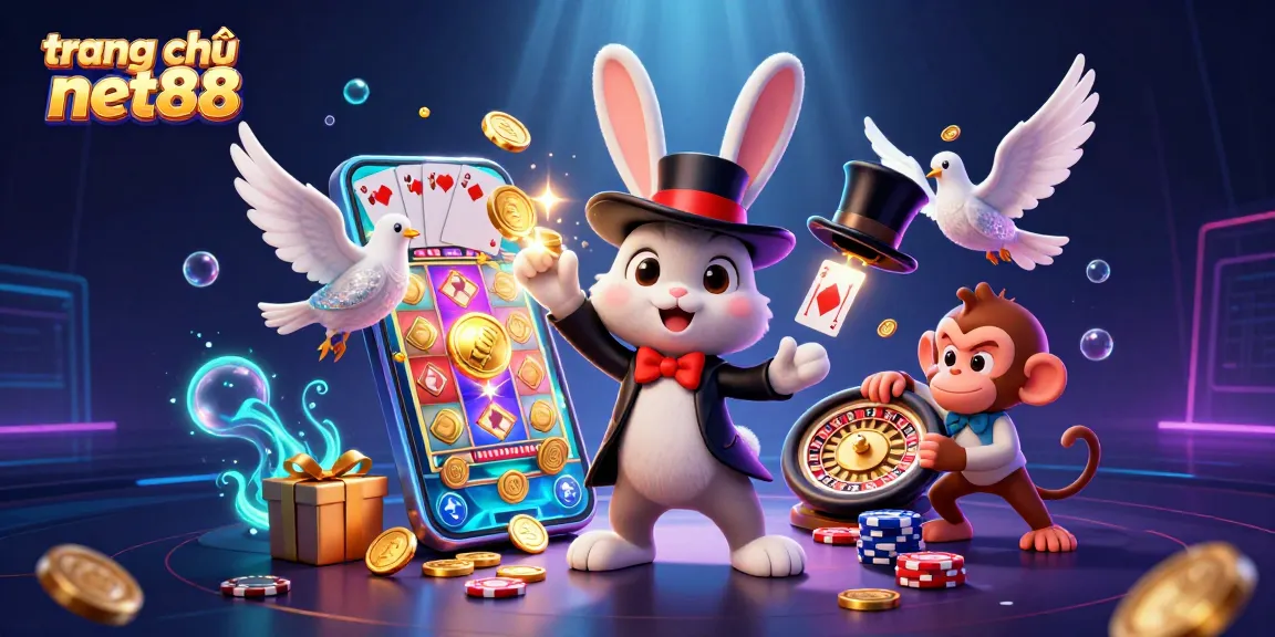 Experience the thrills of trang chủ net88 with a magical 3D casino scene featuring games and enchanting characters.
